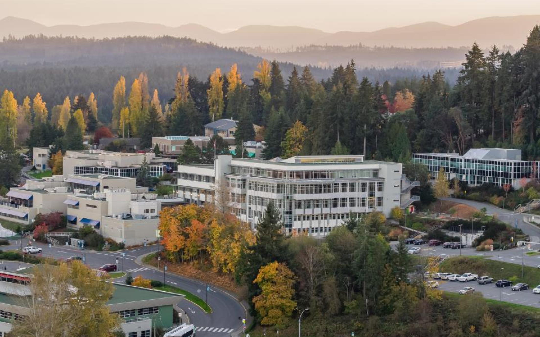 viu nanaimo aerial